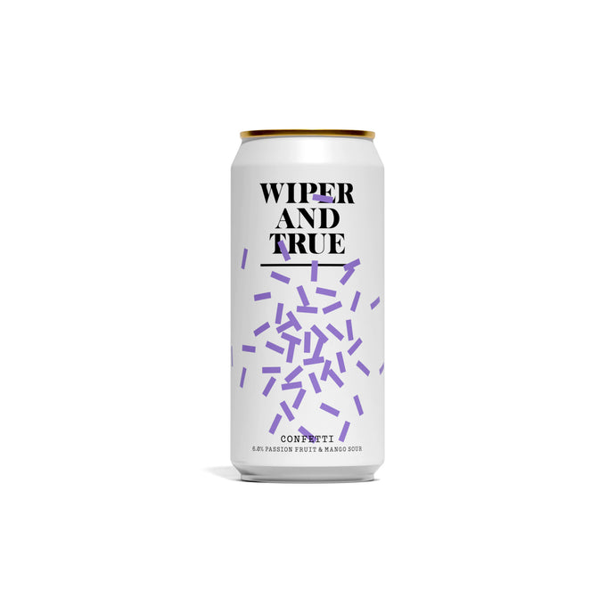 Confetti, 6.0% Passion fruit and Mango Sour by Wiper and True