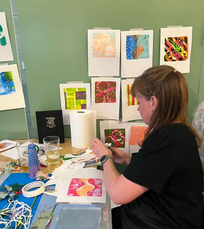 Gelli-plate printing Workshop