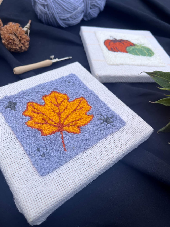 Punch Needle Class: Autumn Wall Art