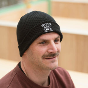 Wiper and True Embroidered Logo Beanie
