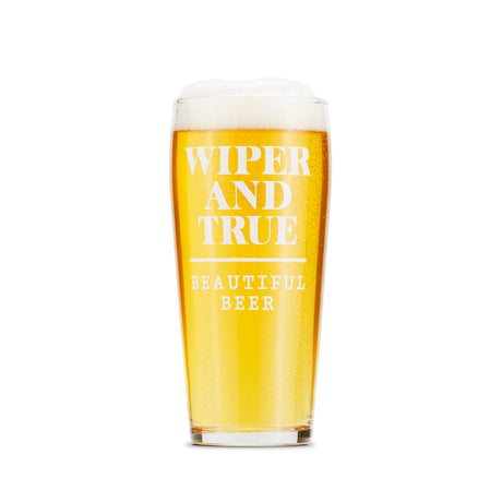Branded Pint Glass by Wiper and True