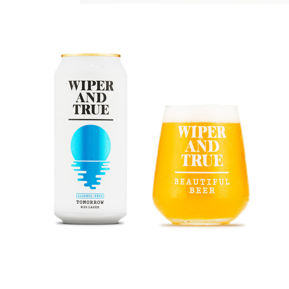 Tomorrow, 0.5% Alcohol-Free Lager by Wiper and True