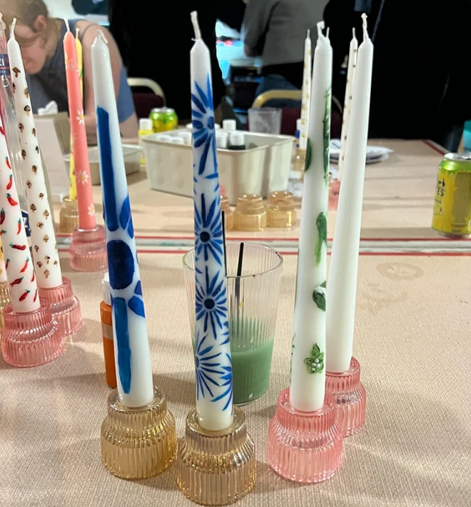 Candle painting Workshop
