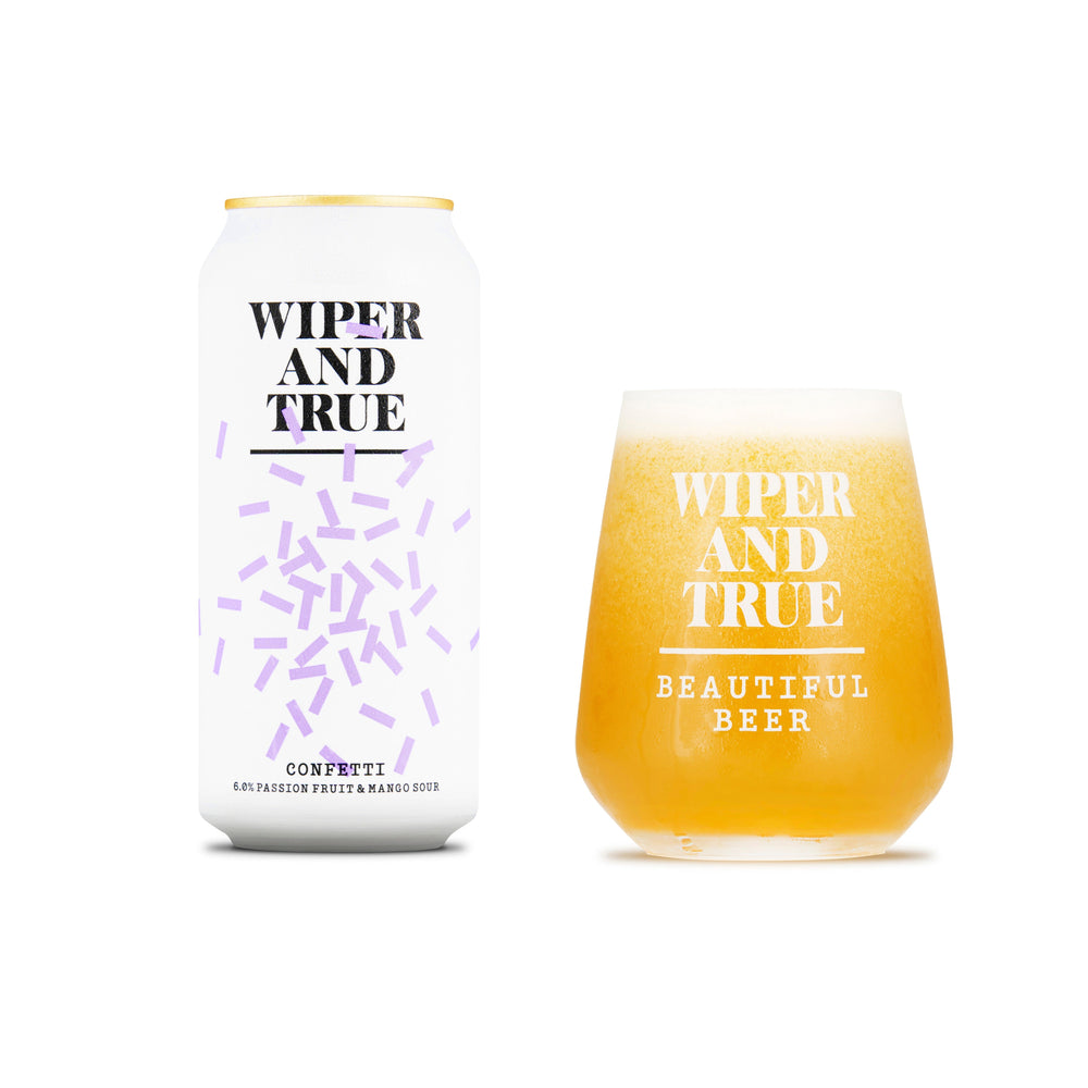 Confetti, 6.0% Passion fruit and Mango Sour by Wiper and True