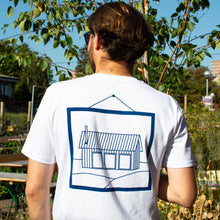 Load image into Gallery viewer, Summer House Print White T-Shirt by Wiper and True
