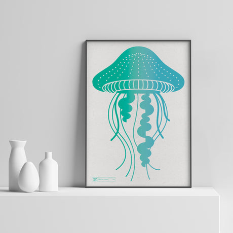 Jellyfish Print by Wiper and True